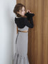 Back open houndstooth ensemble